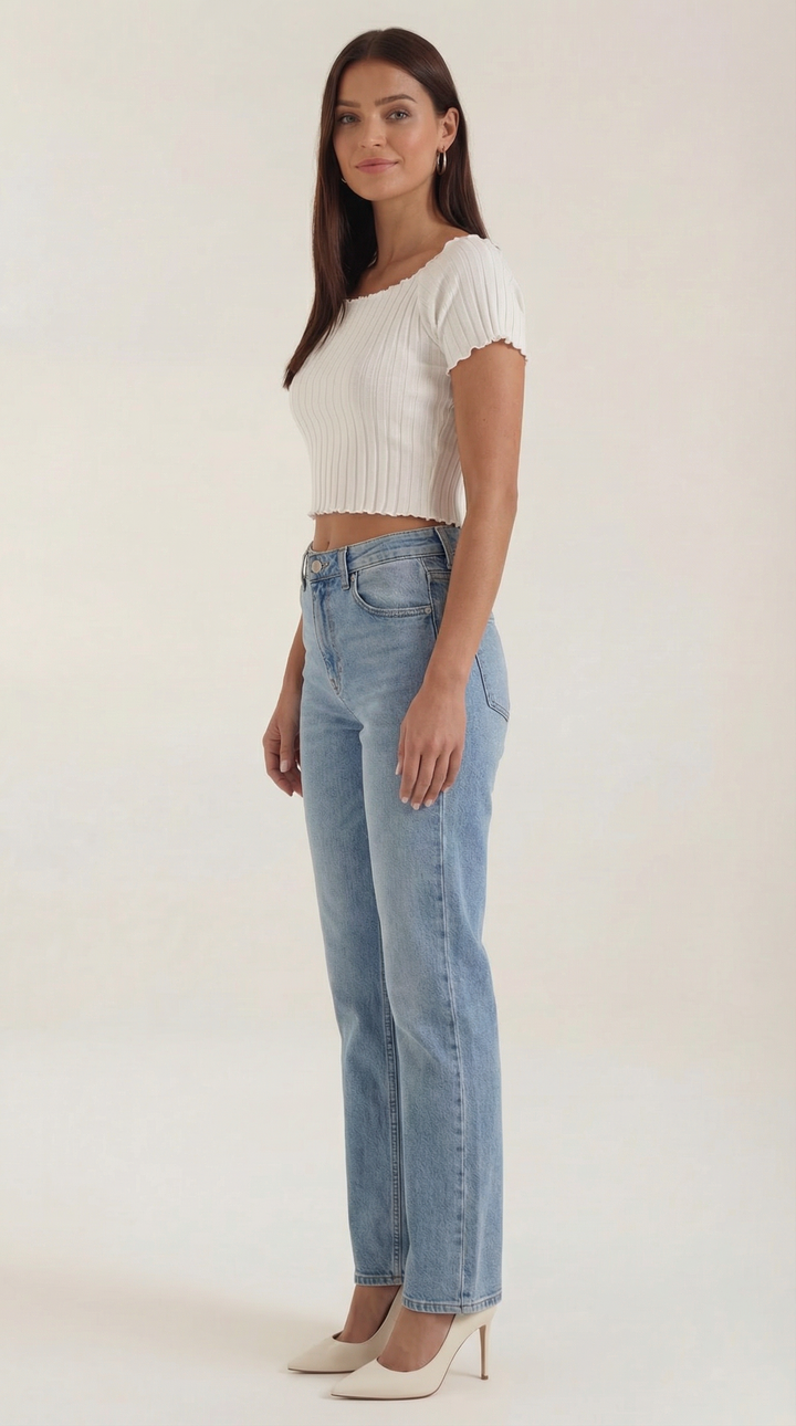 Jolana | Basic top s krátkym rukávom