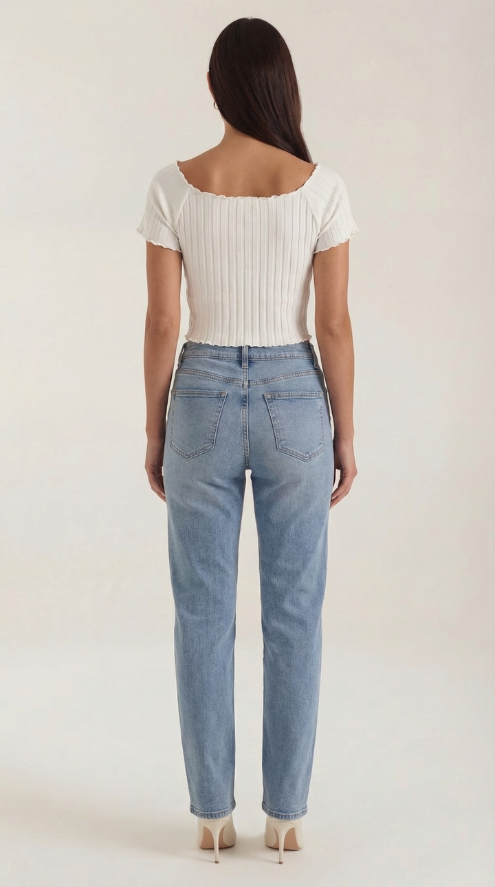 Jolana | Basic top s krátkym rukávom