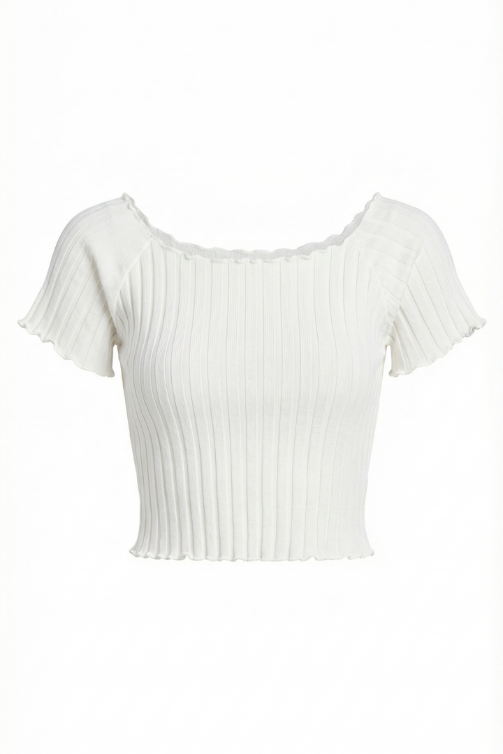 Jolana | Basic top s krátkym rukávom