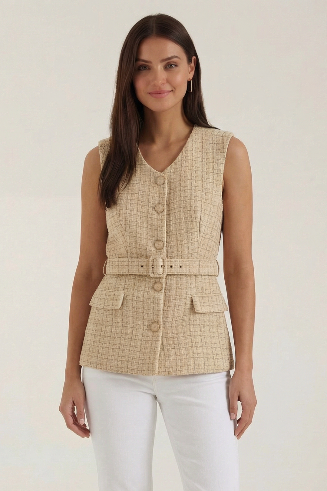 Perla | Elegantný top bez rukávov